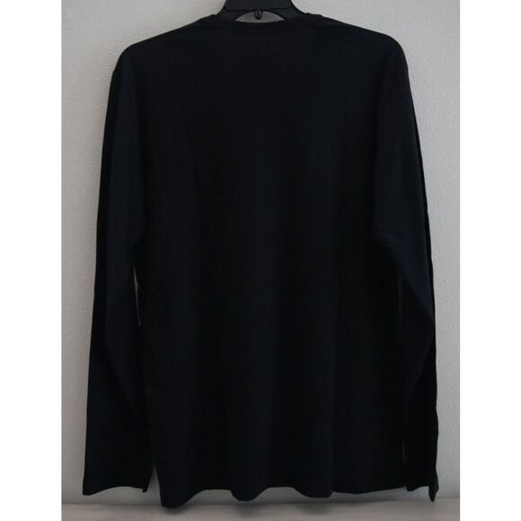 Polo Ralph Lauren PL91RL Men's Sz S Black Logo Graphic L/S Crew Neck Shirt - Picture 2 of 4